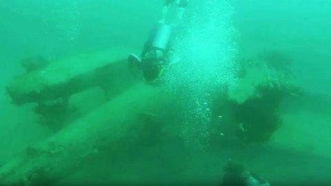 Divers Uncover The Submerged Remains Of Japan’s Rarest Plane | Frontline Videos