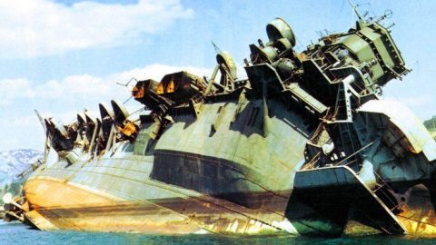 Wreckage Of Japan’s Carrier “Amagi” After Savage Bombing | Frontline Videos