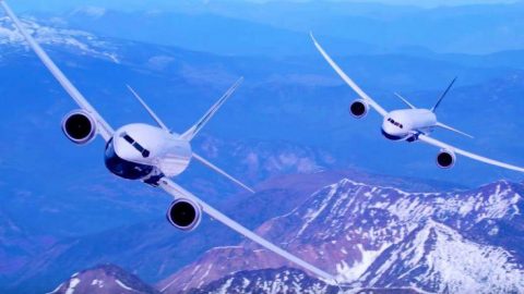 Gigantic 787 Dreamliner Soars In Extremely Tight Formation With 737 MAX | Frontline Videos