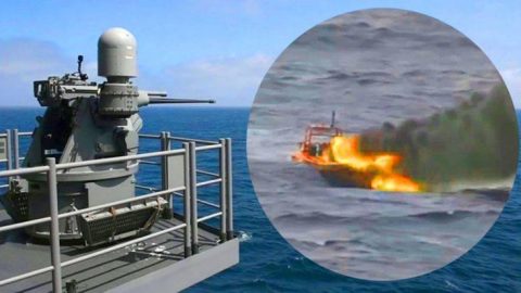 Ferocious Navy Guns Obliterate A Speeding Boat – That Isn’t Even A Fight, It’s A Massacre | Frontline Videos