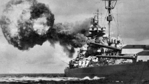 Rare Film Of Germany’s Biggest Warship Pummeled By An Onslaught Of 12,000-lb Bombs | Frontline Videos