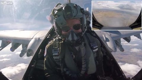 First Person View Of A-10 Pilot Emptying His Arsenal During Operation Guardian Blitz | Frontline Videos