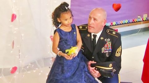Soldier Takes Girl To Father-Daughter Event After Her Army Dad Was Killed | Frontline Videos