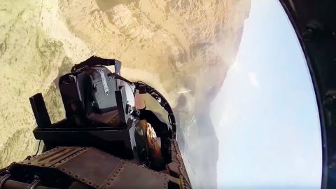 F-15 Flying Through Canyons With No Music | Frontline Videos