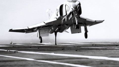 F-4 Slams Into Carrier Really Hard-The Damage Was Quite Unique | Frontline Videos