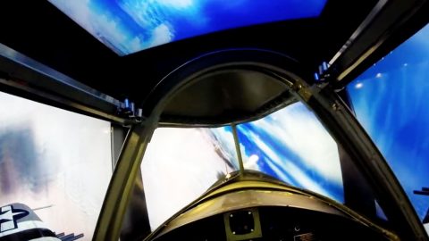 Homebuilt P-47 Thunderbolt Simulator | Frontline Videos