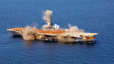U.S.N. Blows Up Gigantic Carrier-Sets World Record That Still Stands | Frontline Videos