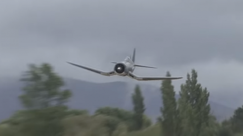 The Whistle Of The F4U Corsair Coming In Hot and Low | Frontline Videos