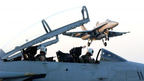 Passenger Of F-14 Gets Confused, Grabs Handle While Inverted | Frontline Videos