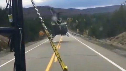 Dashcam Footage Shows A Guy Being Passed By A Huey | Frontline Videos