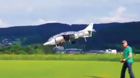 First Rc Hawker Harrier That Actually Hovers | Frontline Videos