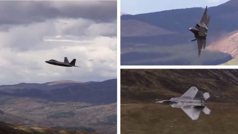 F-22s Were Finally Captured Doing The Famous Mach Loop | Frontline Videos