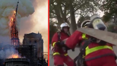 Notre Dame – Bodycam Captures Firefighters Battling Blaze | Frontline Videos