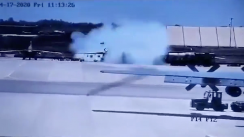 Fighter Jet Accidentally Launches Rocket While Parked | Frontline Videos
